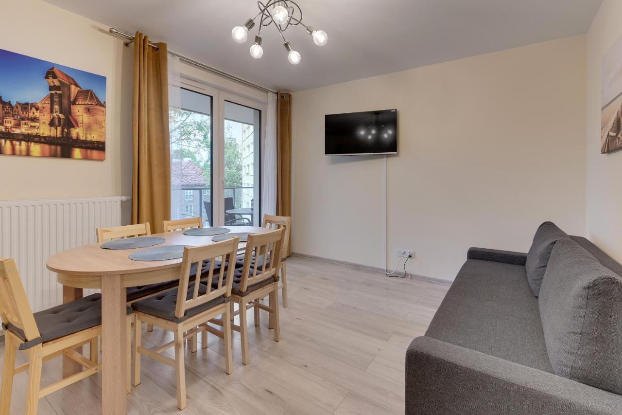 Gdansk Centrum - Apartament 3 - Pokojowy Z Duzym Tarasem Bagian luar foto