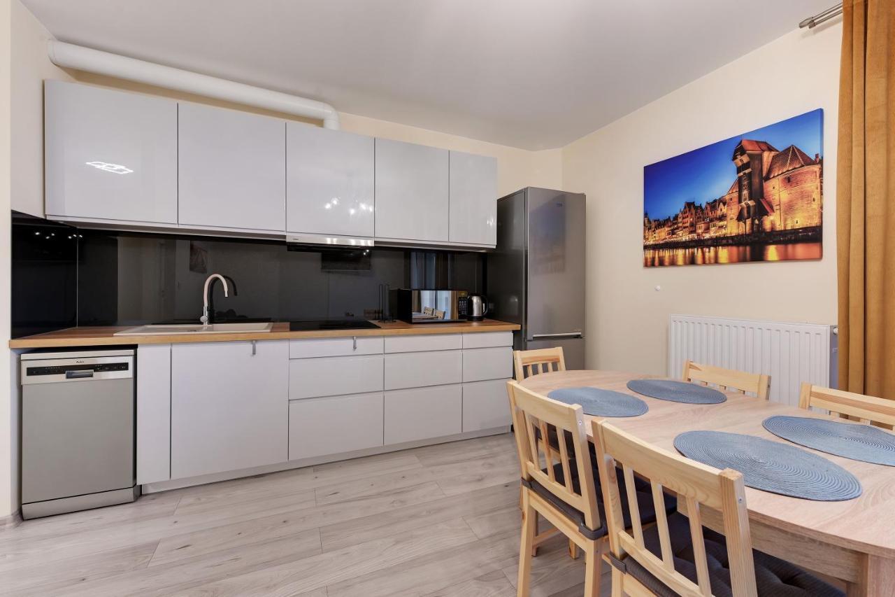 Gdansk Centrum - Apartament 3 - Pokojowy Z Duzym Tarasem Bagian luar foto