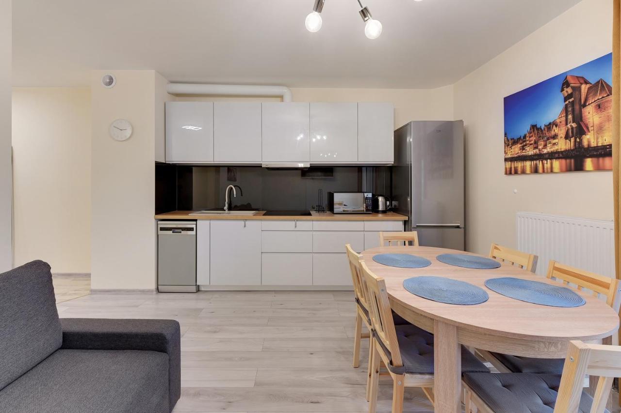 Gdansk Centrum - Apartament 3 - Pokojowy Z Duzym Tarasem Bagian luar foto