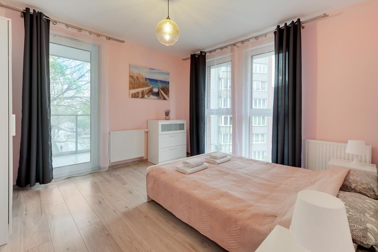 Gdansk Centrum - Apartament 3 - Pokojowy Z Duzym Tarasem Bagian luar foto
