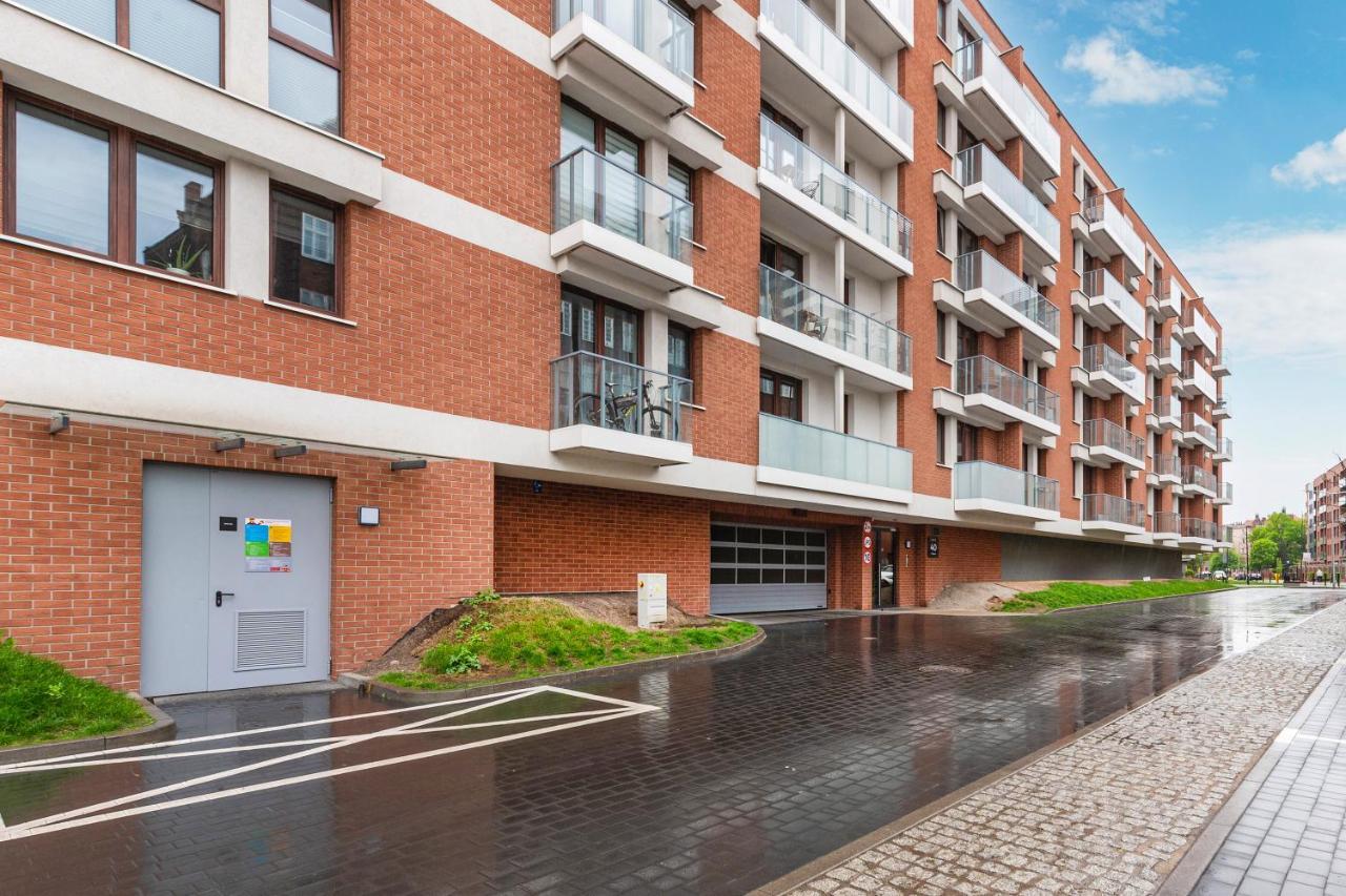 Gdansk Centrum - Apartament 3 - Pokojowy Z Duzym Tarasem Bagian luar foto