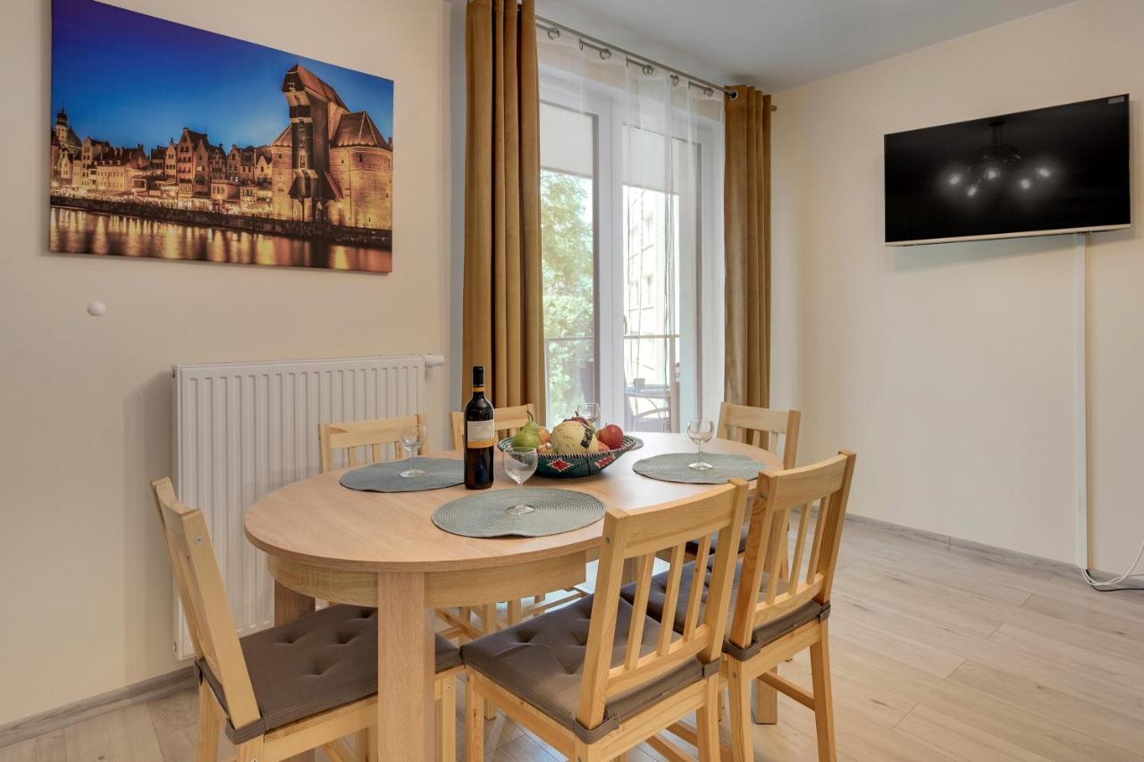 Gdansk Centrum - Apartament 3 - Pokojowy Z Duzym Tarasem Bagian luar foto
