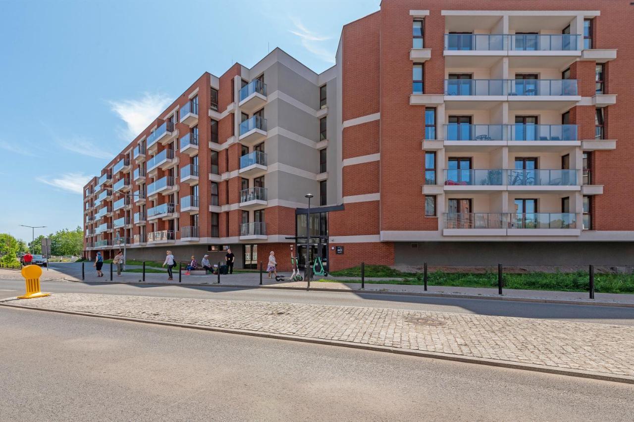 Gdansk Centrum - Apartament 3 - Pokojowy Z Duzym Tarasem Bagian luar foto